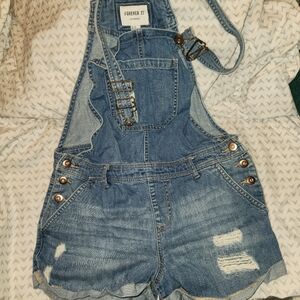 Forever 21 overall shorts size 29 like new